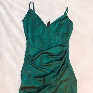 Forest Green Formal Dress